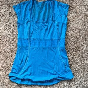 Blue lululemon tank
